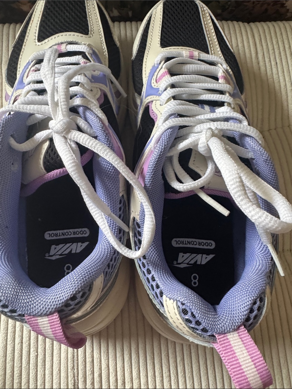 Avia 5000 Running Sneakers in Black, Lavender & White - Picture 8 of 10